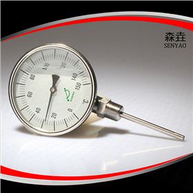 双金属温度计的尾管是指哪一部分？