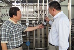 换热器管道用双金属温度计案例