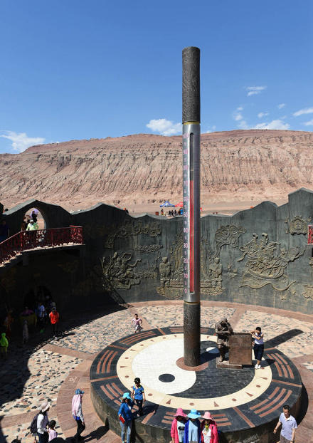 吐鲁番火焰山温度计