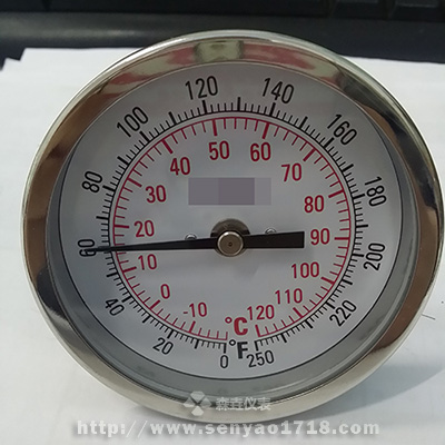 有关双金属温度计的华氏刻度