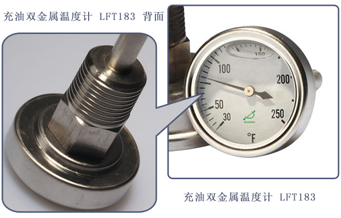 充油双金属温度计T183