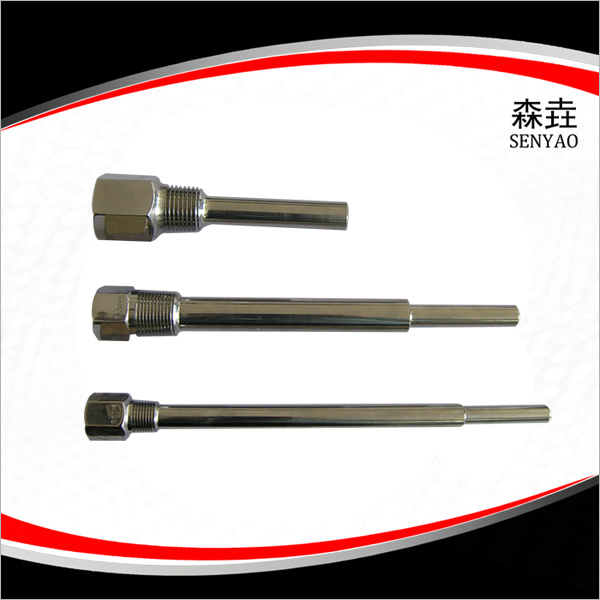 双金属温度计与套管怎么接？