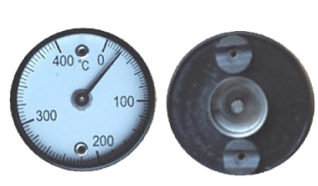 双磁铁管道温度计