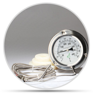 压力式温度计有哪些小零件组成？