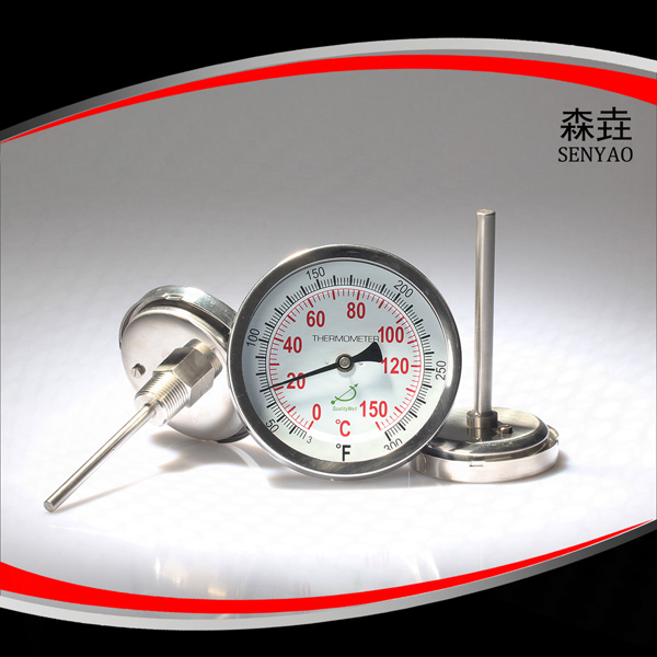 双金属温度计是靠什么来测量温度的？