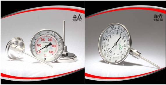 轴向，径向和万向型的温度计三个型号他们各自的最佳使用环境是？