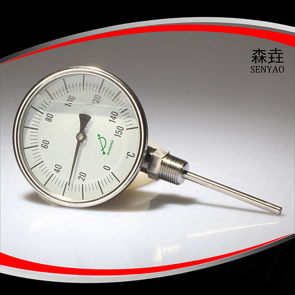 双金属温度计的尾管是指哪一部分？