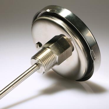 如何定制卡口双金属温度计？