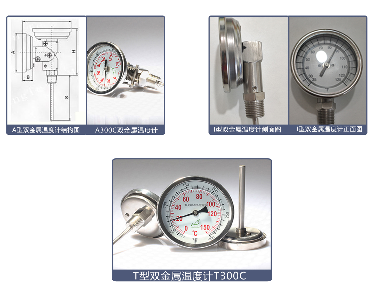 双金属温度计 